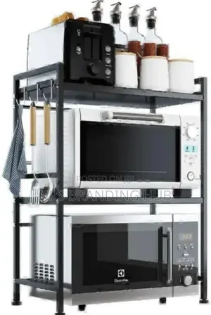 2tier Heavy Duty Telescopic Adjustable Microwave Stand S.A