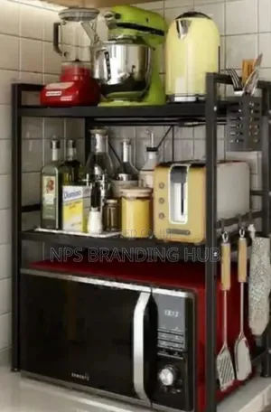 2tier Heavy Duty Telescopic Adjustable Microwave Stand S.A