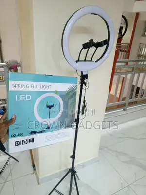 Qx360 14 Inch Led Ring Light for Makeup Video