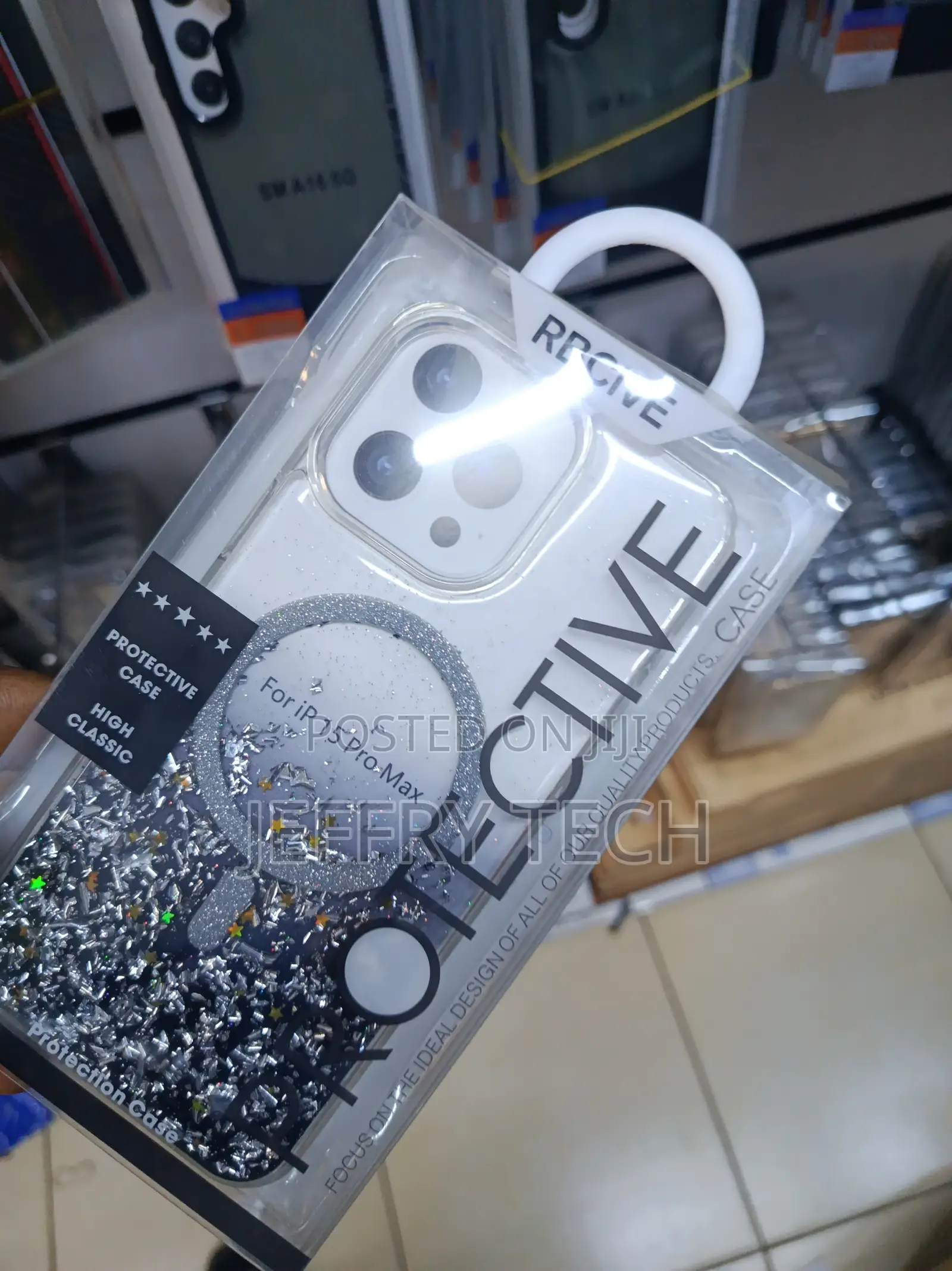 Resin Magsafe Sparkling Glitter Case for iPhone 15 Pro Max