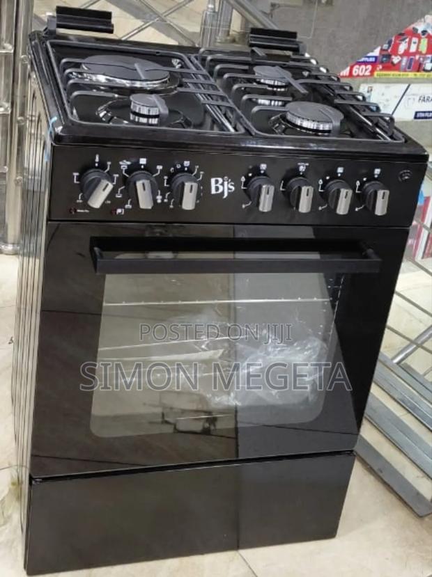 Elite BJS 60×60 3 Gas + 1 Electric Cooker – Black Finish.