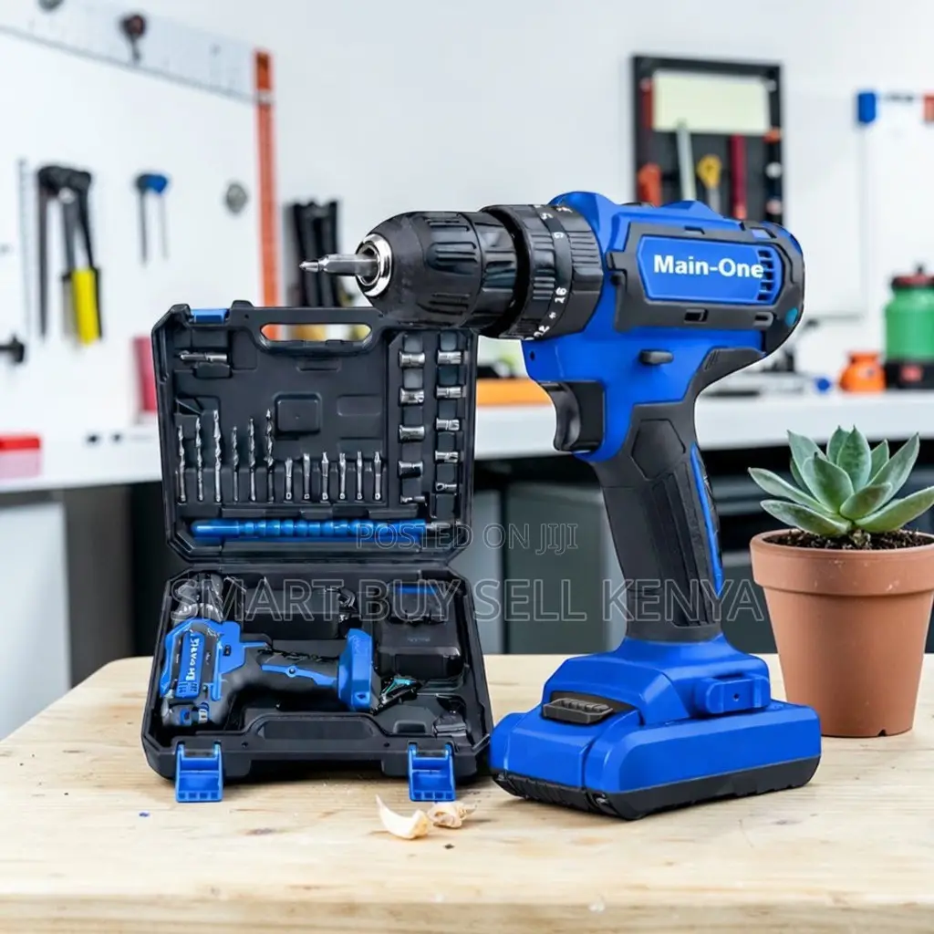 Diy Home Cordless Professional Drill With Drilling and Impact Function
