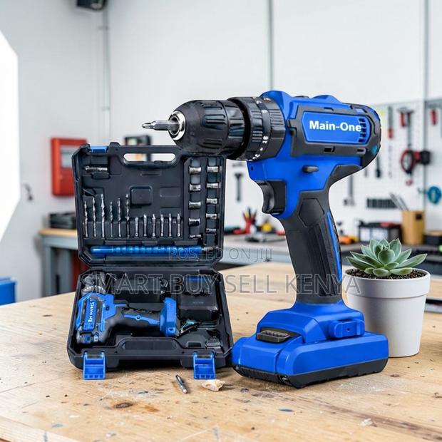 Multi Function Cordless Drill With Drilling and Impact Function - main view