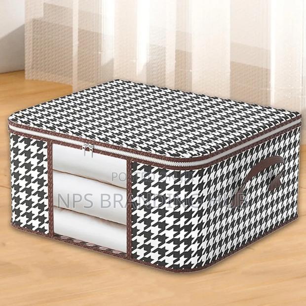 2in1 Foldable Large Cloth Organiser Storage Box S.A - thumbnail 4
