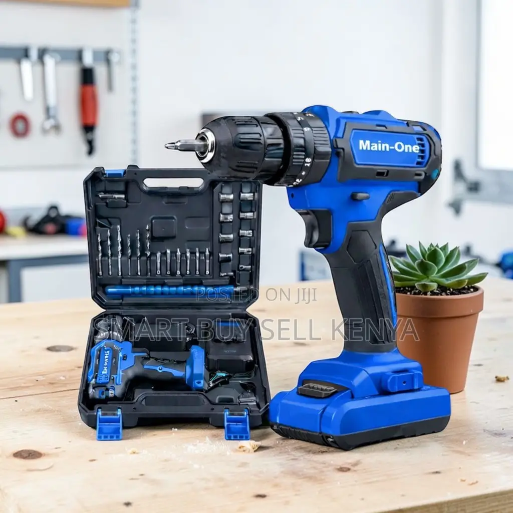 Fast Charge Cordless Drill With Drilling and Impact Function