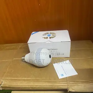 360° CCTV Camera Bulb – Perfect for Indoor Security