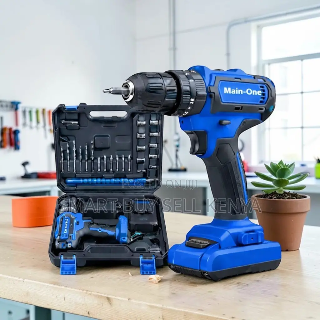 Ergonomic Design Cordless Drill With Drilling and Impact Function