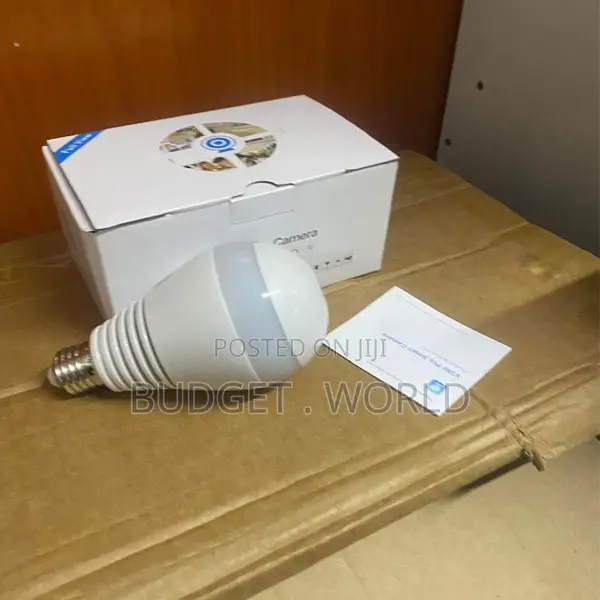 Bulb CCTV Camera With Night Vision Clear Audio