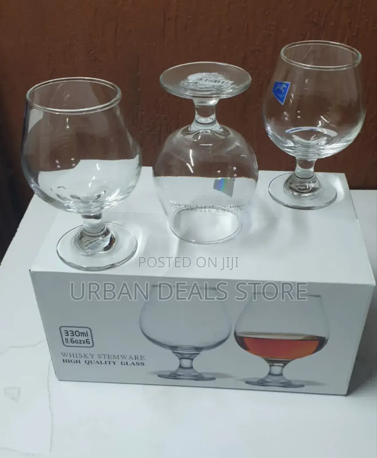 6 PCS Short Wine Glasses 330ml