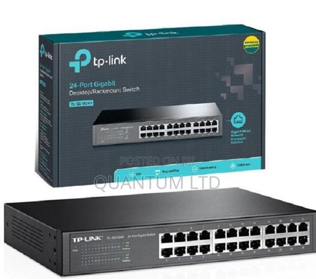 Tp-Link 24-Port Gigabit Rackmount Switch Tl-Sg1024d
