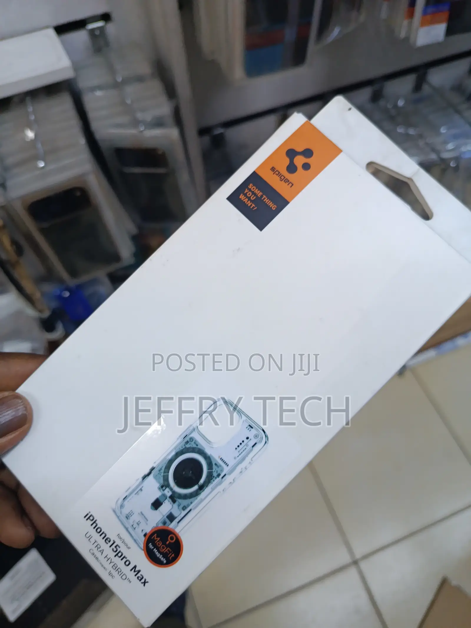 Silio Spigen Hybrid Magfit Digital Printing iPhone 15 Pro Max Case