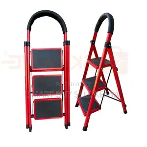 3 Step Foldable Ladder Stepladder With Anti-skid Platform Top