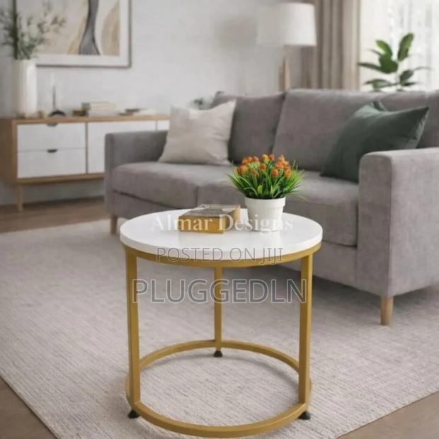 *Nobel Wooden Round Coffee Table - thumbnail 2