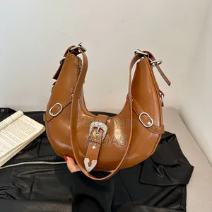 Crescent-Shaped Shoulder Bag French Niche Design Armpit Bag.