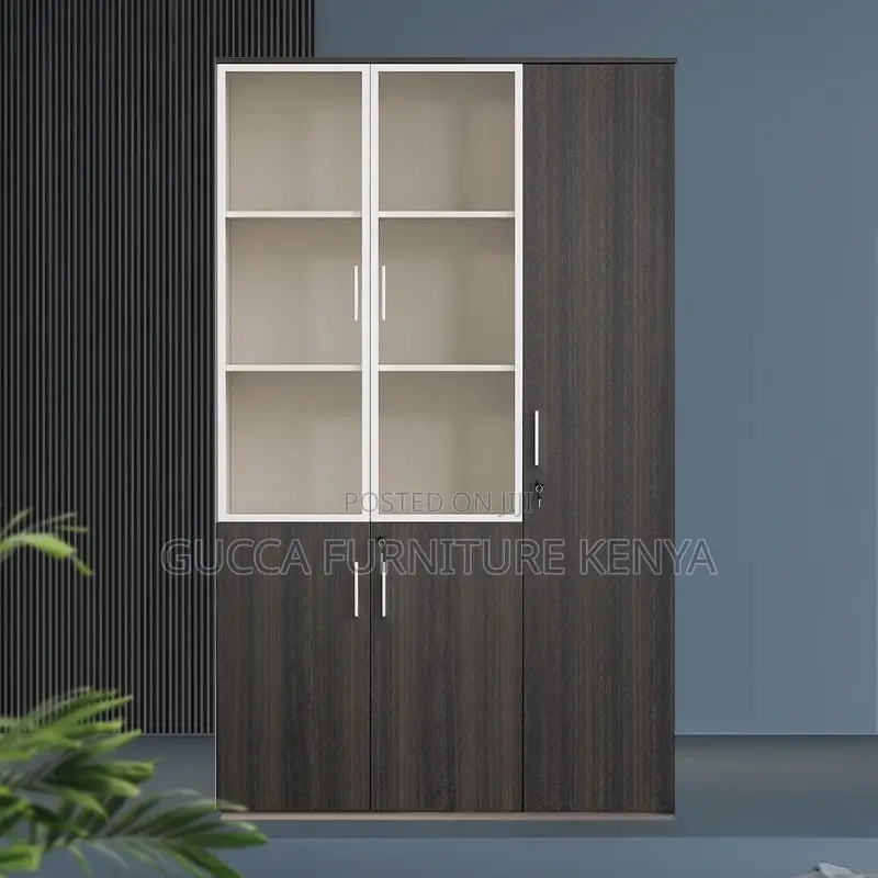 3-door's Wooden Office Filling Cabinet