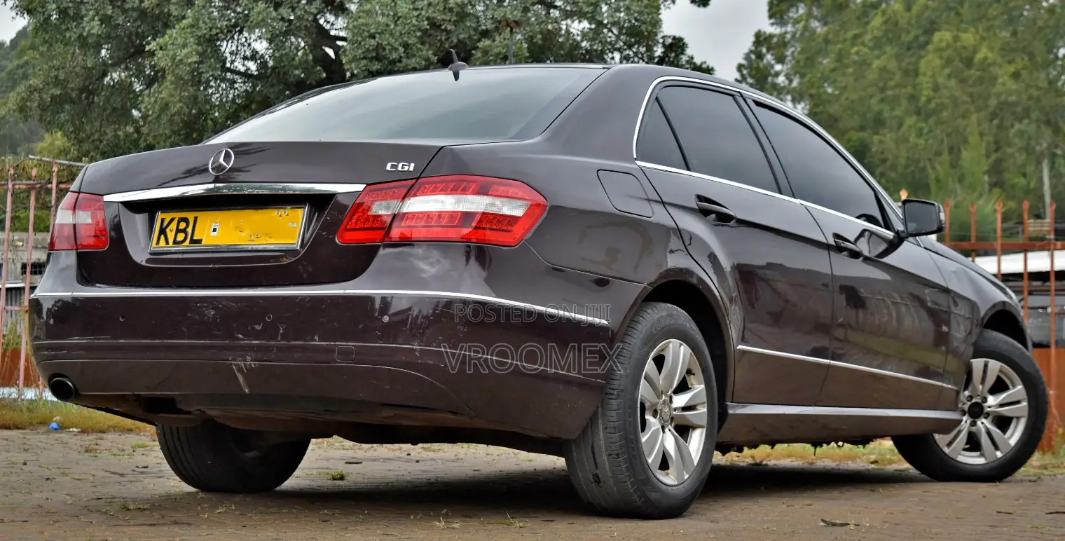 Mercedes-Benz E250 2010 Maroon