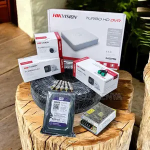 Hikvision 3 1080p Full Hd Night Vision CCTV Cameras Full System Kit