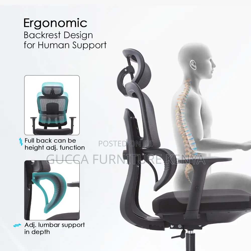 Executive High-back Orthopedic Mesh Office Seat