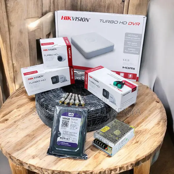 Hikvision 3 1080p Full Hd 2mp Smart Ir CCTV Cameras Full System Kit