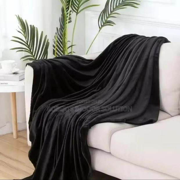 Restocked Plain Coral Fleece Throw Blanket