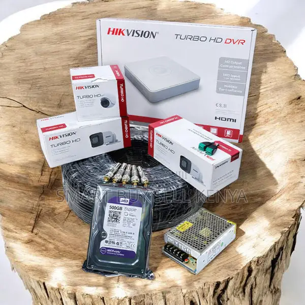 Hikvision 3 1080p Full Hd Plug and Play CCTV Cameras Full System Kit