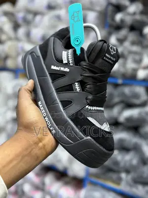 Naked Wolfe Black Sneakers – Chunky Streetwear Shoes Kenya