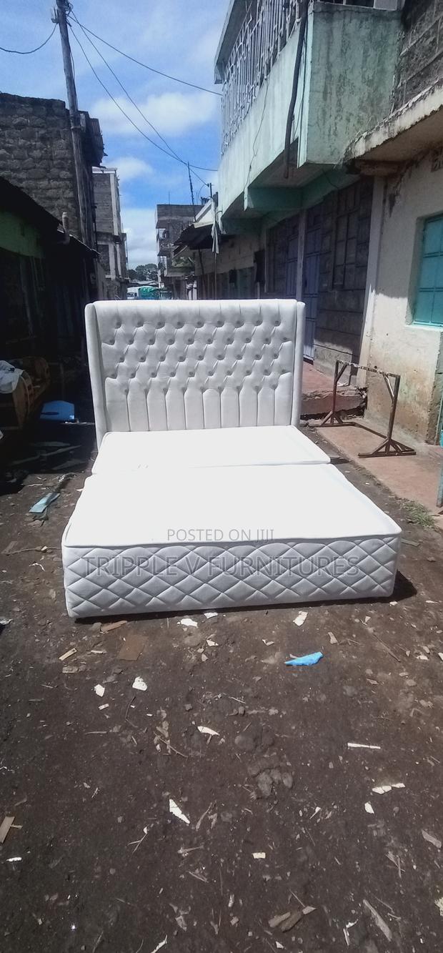 White Chester Bed 5*6 - main view