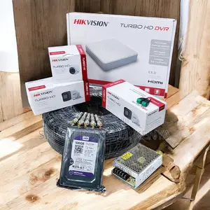 Hikvision 3 1080p Full Hd 2mp Ios Support CCTV Cameras Full System Kit