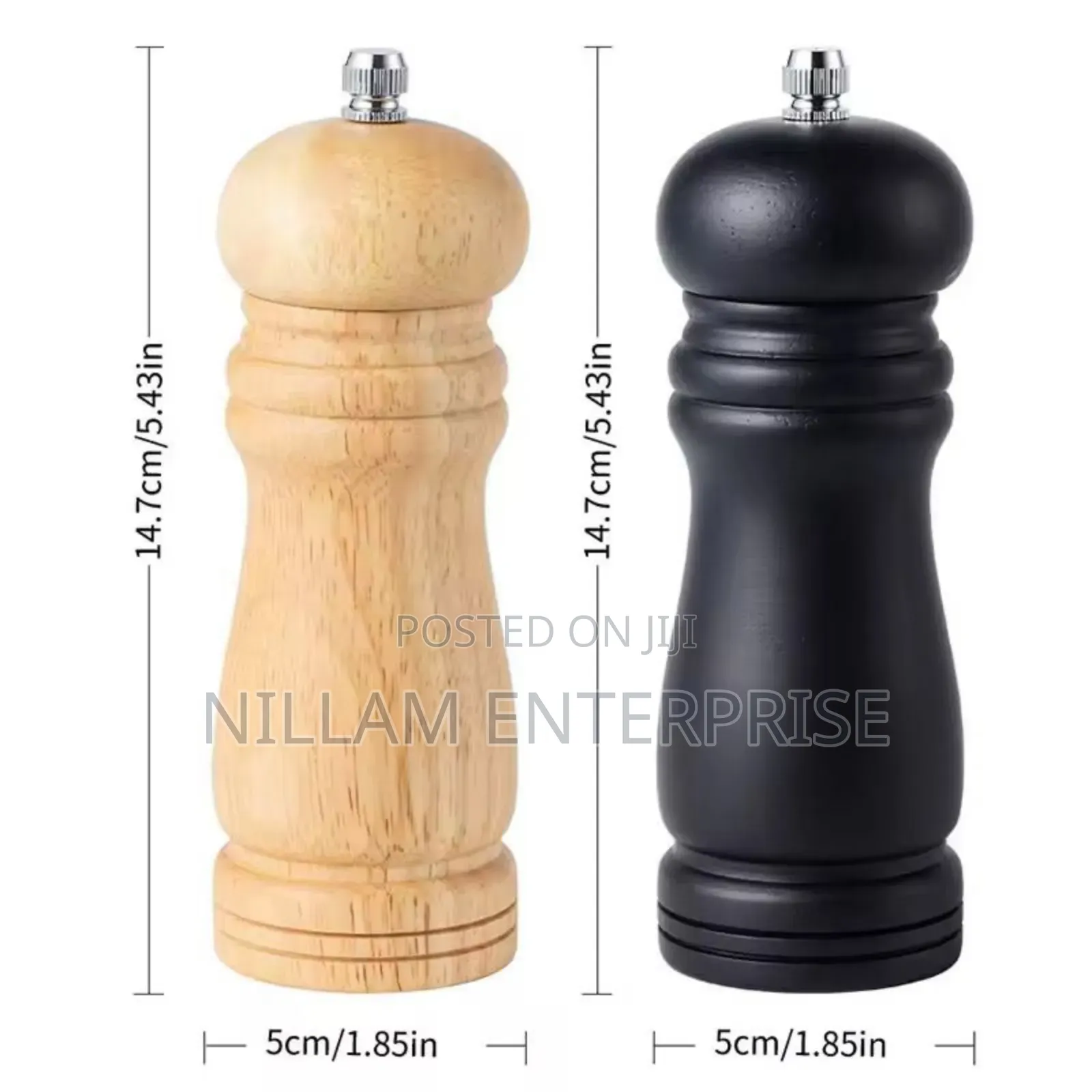 Set of Two Pepper Grinder 6 Inch