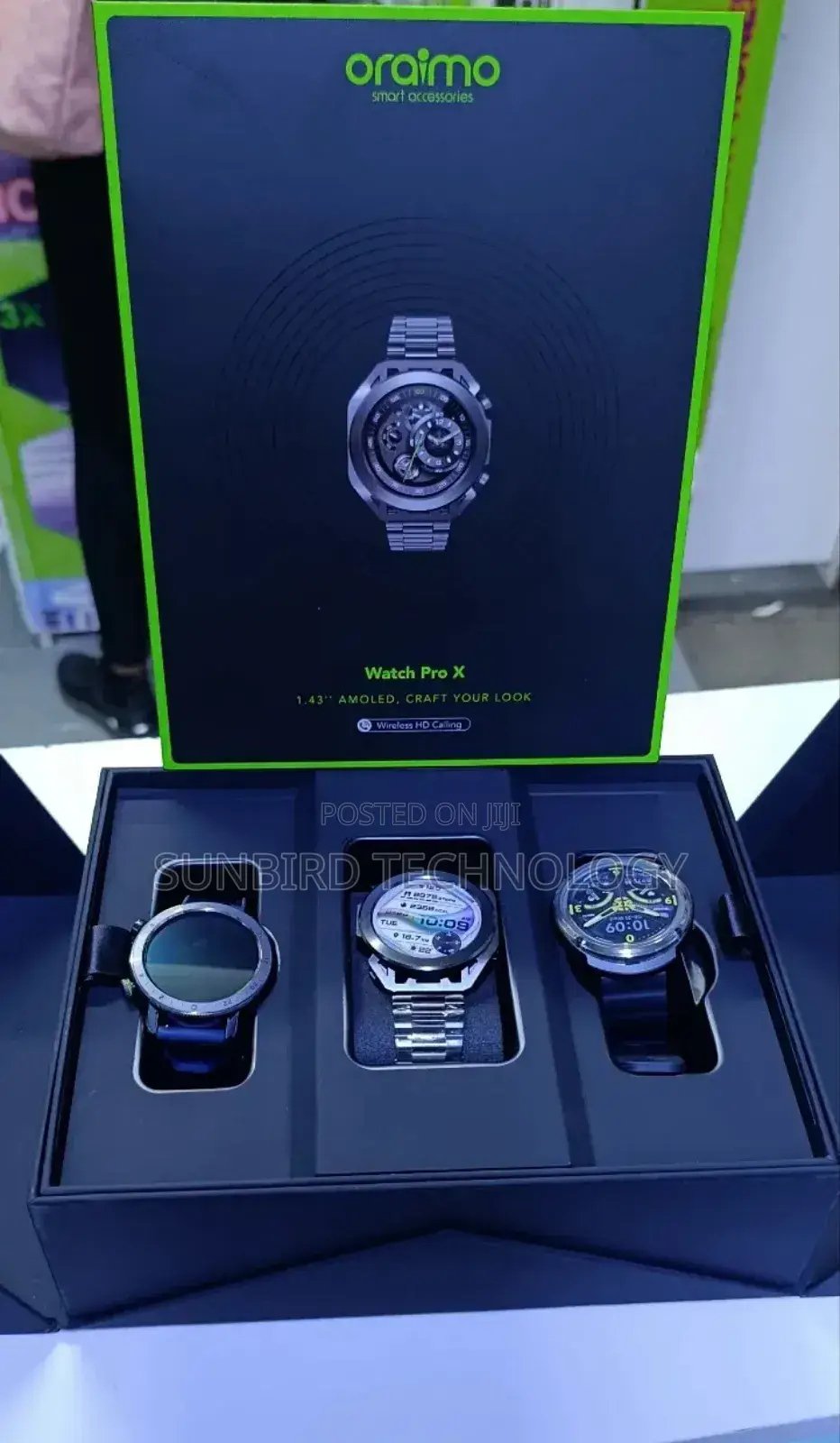 Oraimo Watch Pro X 1.43" Amoled, Craft Smartwatch