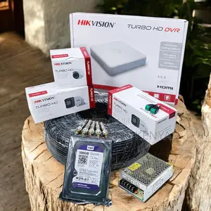 Hikvision 3 1080p Hd 2mp Outdoor Security CCTV Cameras Full System Kit