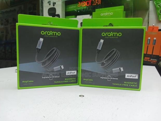 Oraimo Magcable Ocd-710cc Magnetic Type C to C 60w Cable - thumbnail 2