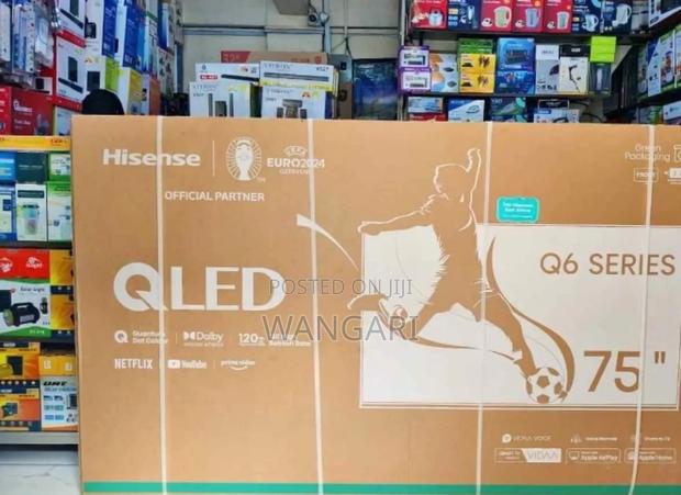 Restocked Hisense Qled 75 Inch Smart Tv - thumbnail 2