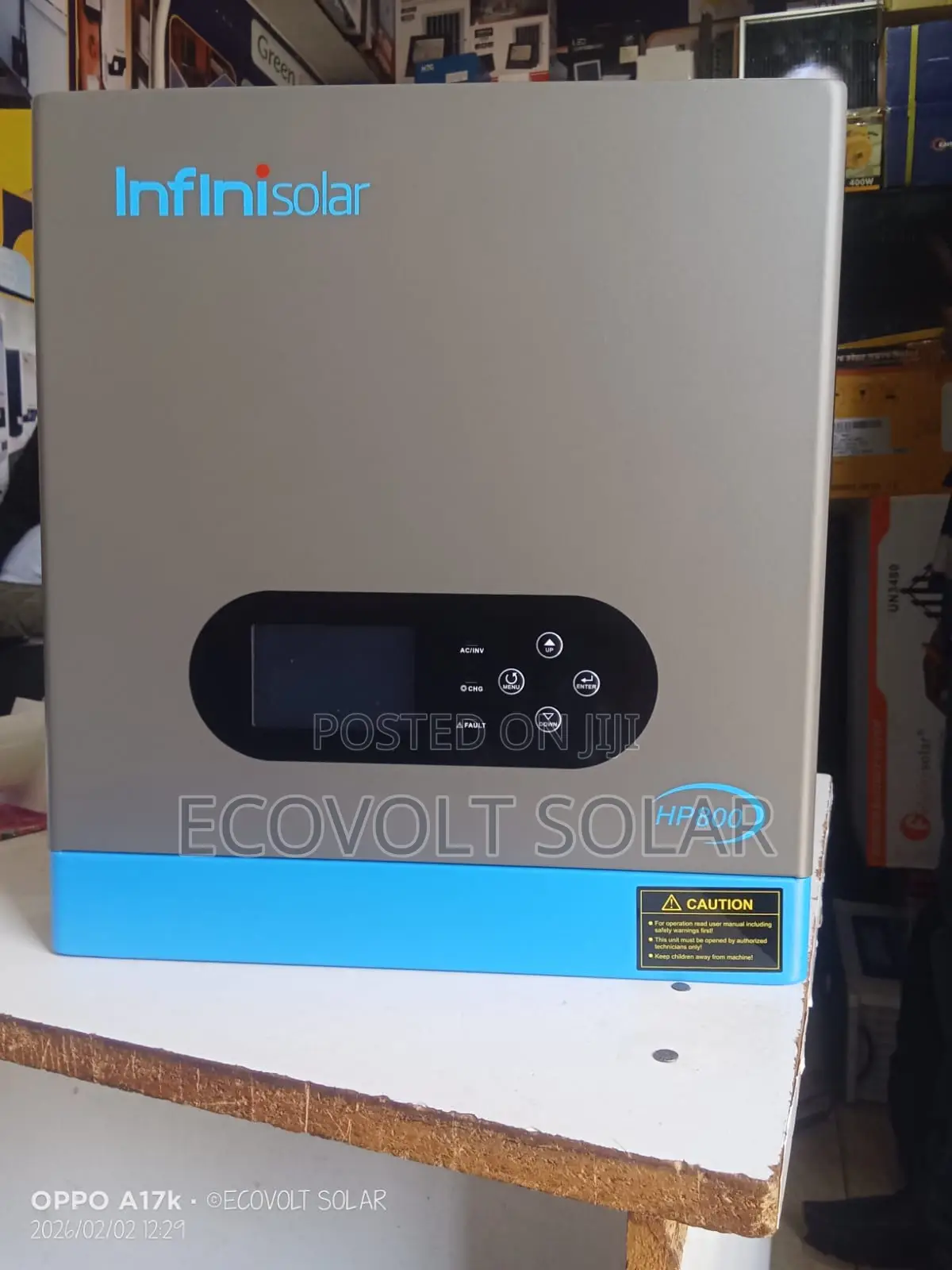 2kw 12v 160a Infini Solar Hybrid Inverter