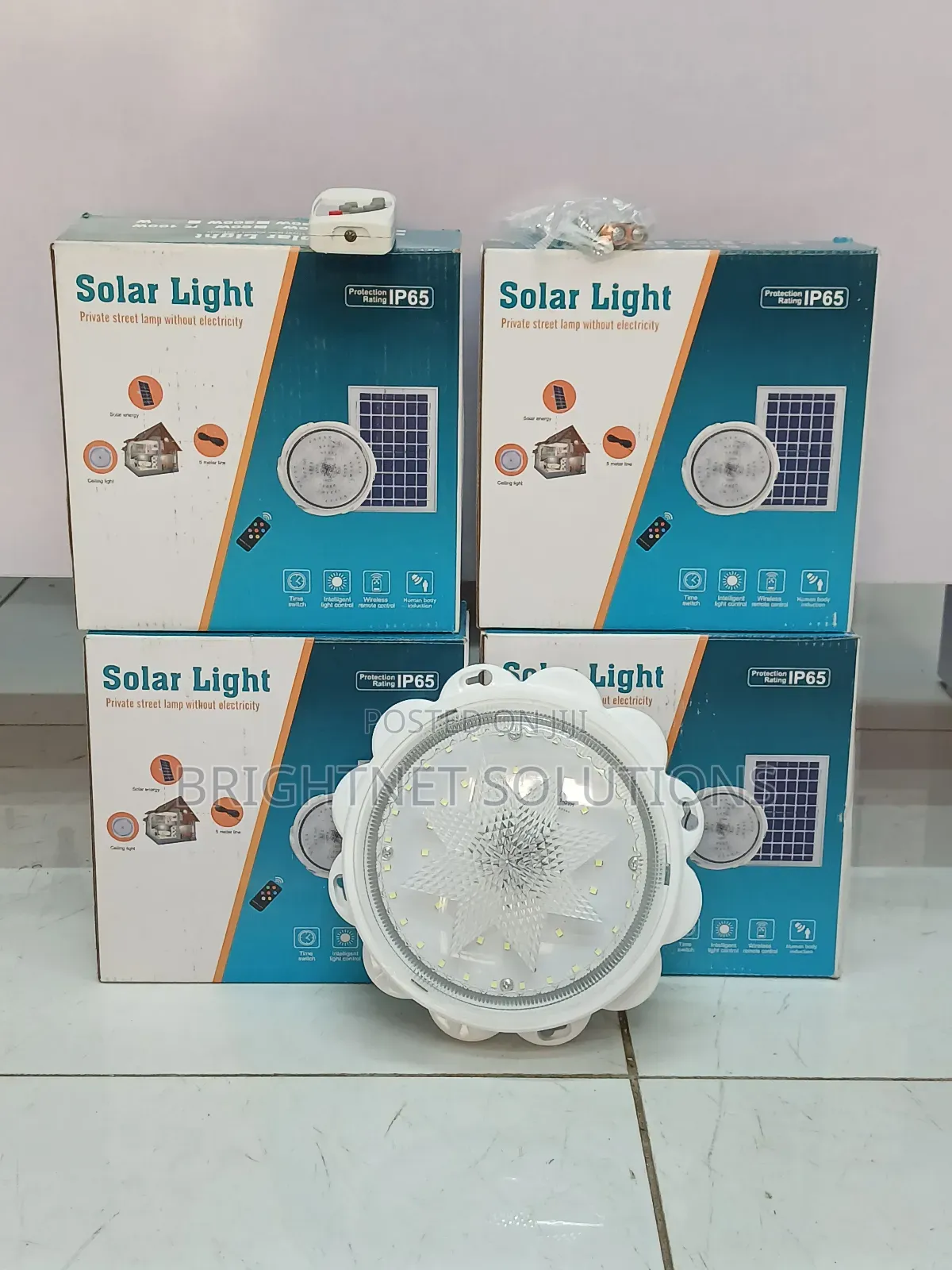 Solar-Powered Led Ceiling Light,