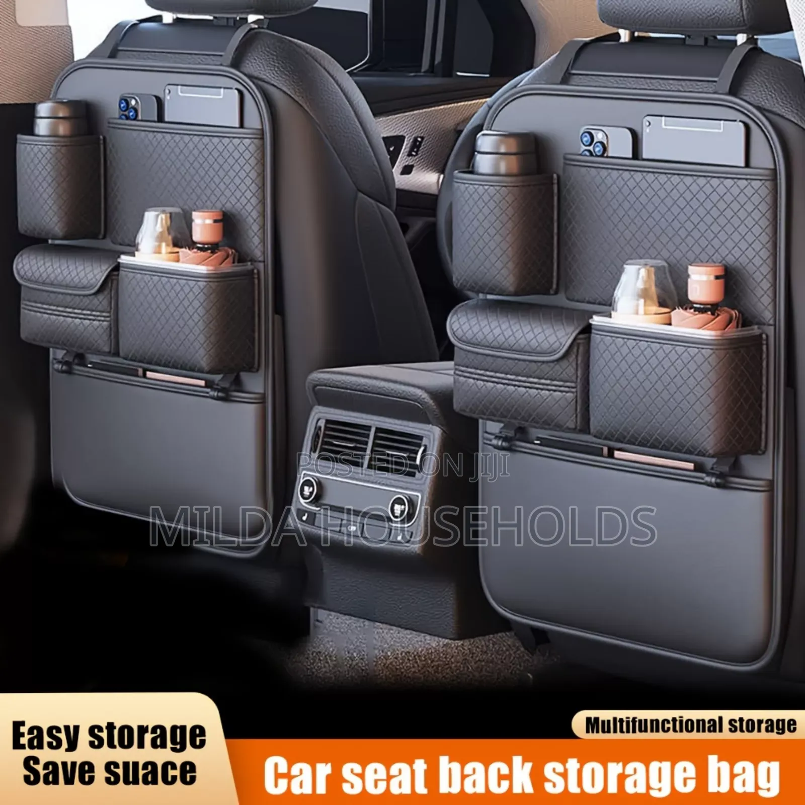*Premium Quality Car Back Seat Organizer.