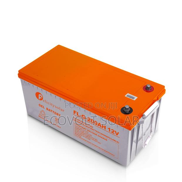 Felicity 200ah 12v Gel Battery (Deep Cycle Battery) - main view