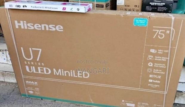 Frameless Hisense 75inch Miniled Television
