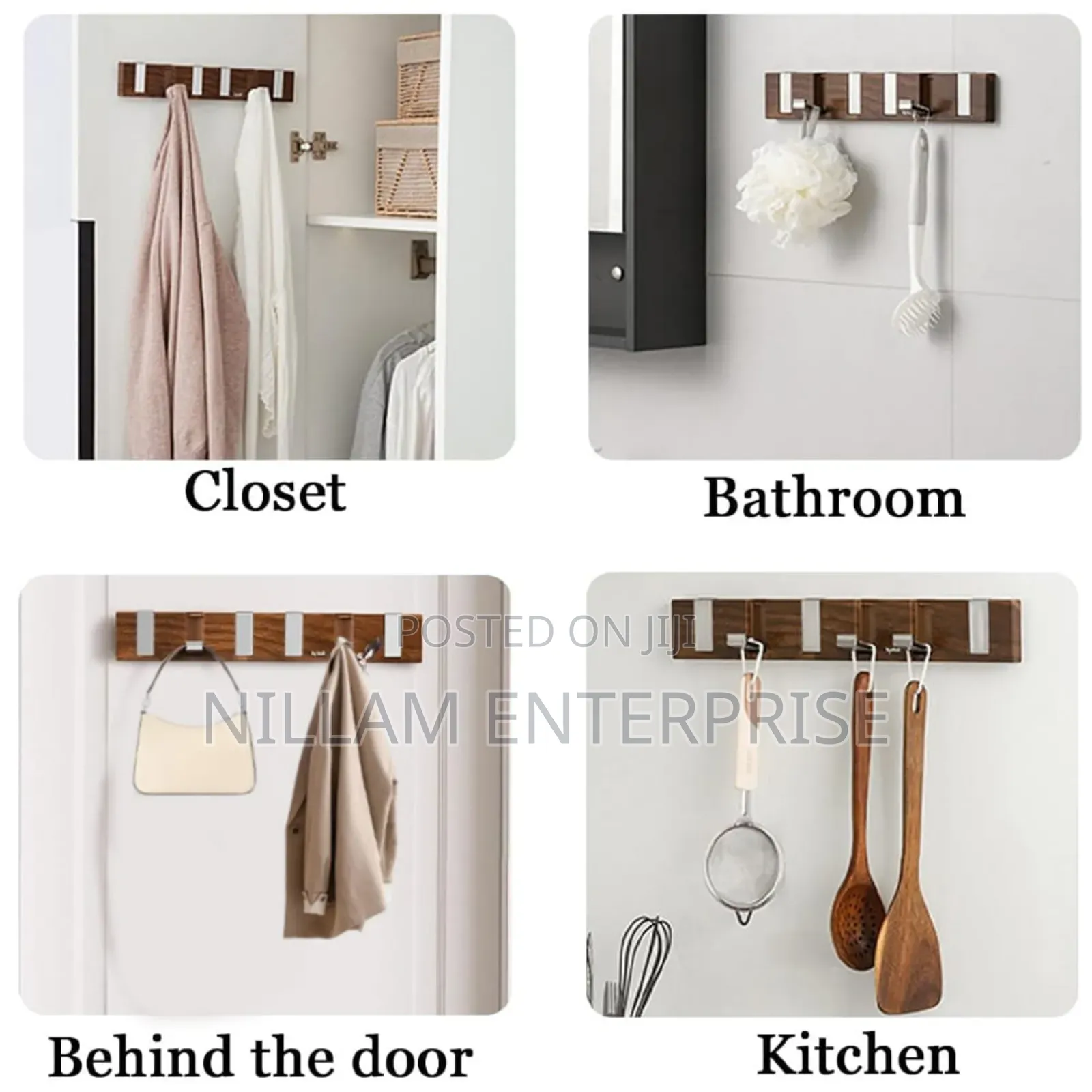 Multifunctional Wood Finish Hook