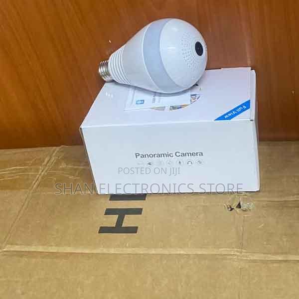 Bulb Home Cam Hd 1080p 360 Panoramic Wifi Camera Light Wireless Wifi