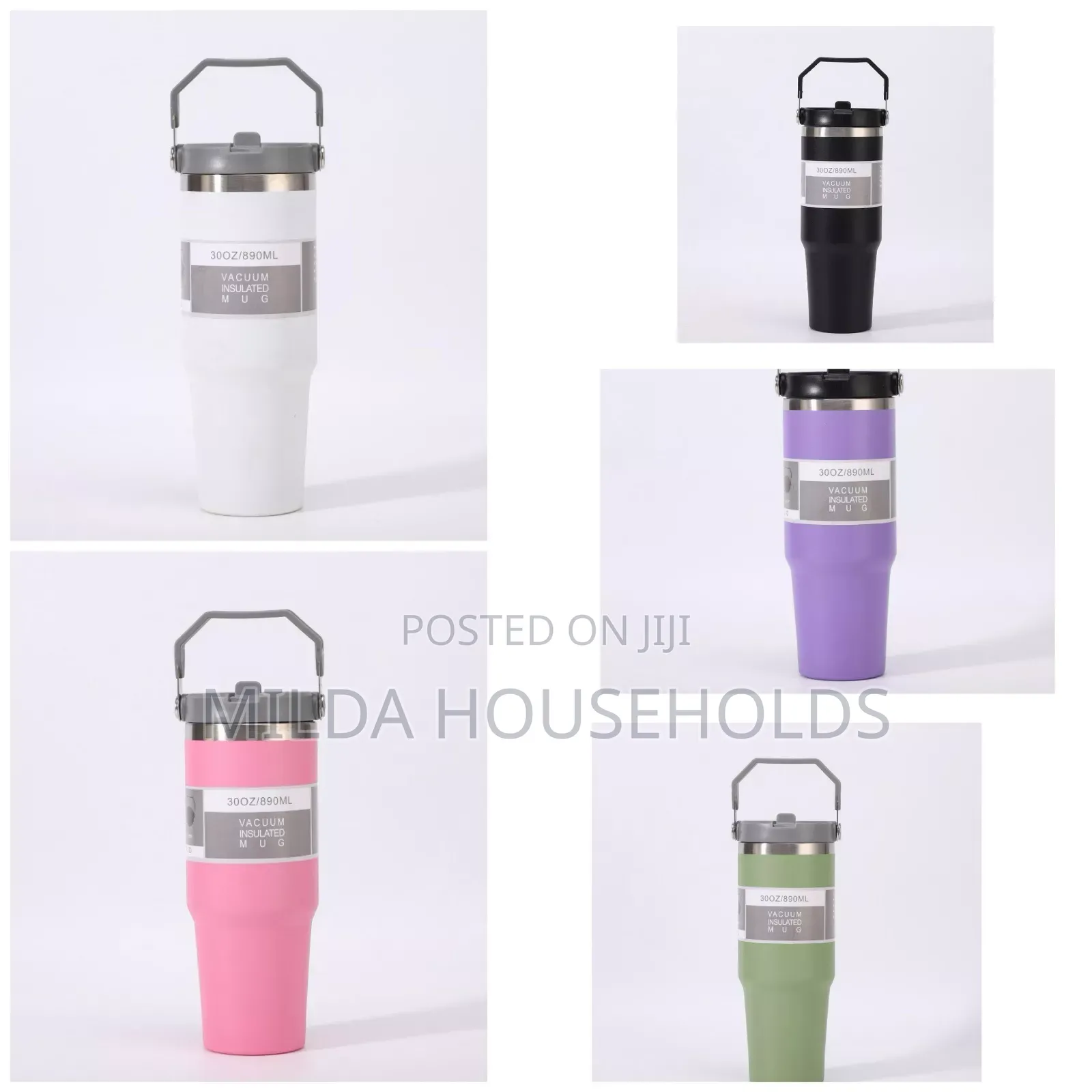 *890ml Thermal Coffee Cup/Thermos /Water Bottle/Themal Mug With Handle