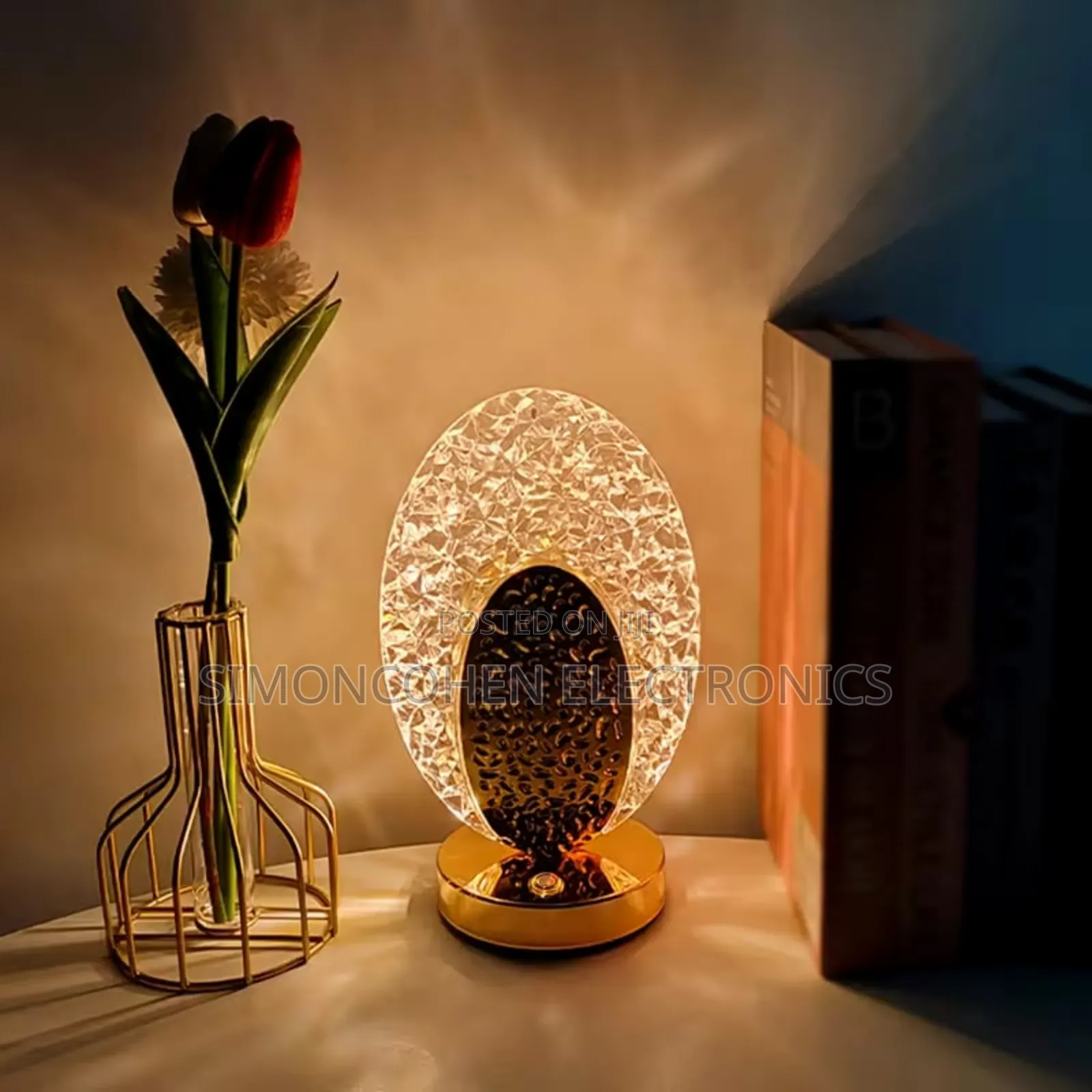 Elegant Crystal Table Lamp