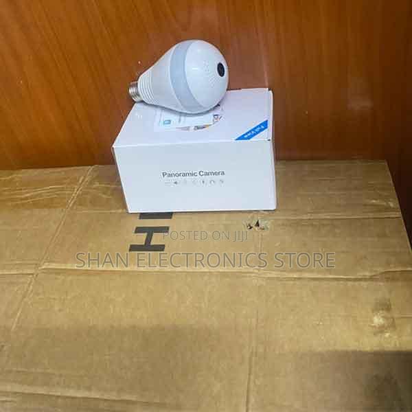 Video Quality Smart Monitoring 360 Rotation Panoramic 1080p Bulb Cam
