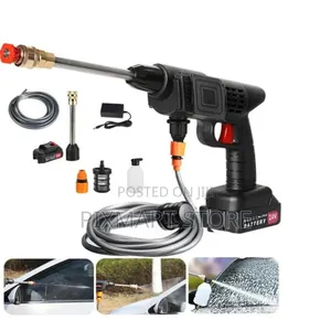 Portable High Pressure Car Wash Gun Kit With Dual Batteries