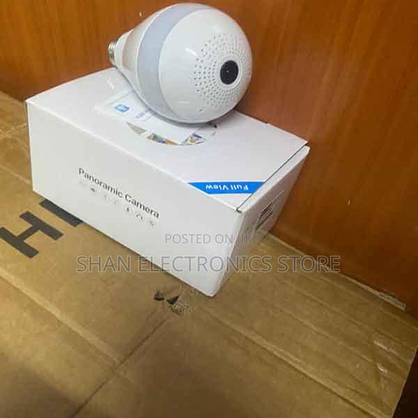 Highly Sensitive Motion Sensor 360° Rotation Panoramic 1080p Bulb Cam