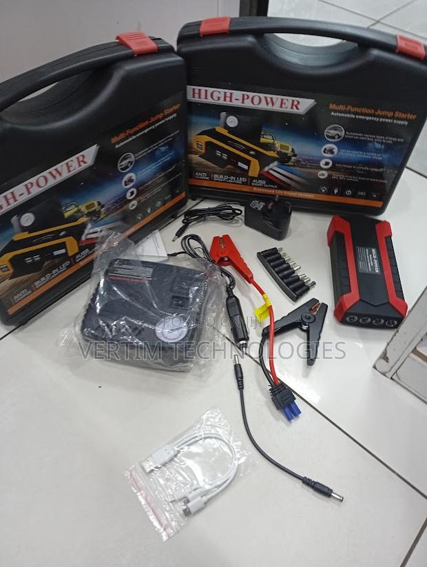 Emergency 12v 99800mah Car Jump Starter Air Compressor Pump