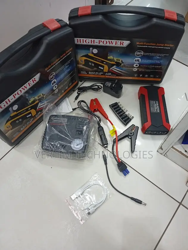 Multi-Purpose 12v 99800mah Jump Starter With Air Compressor Pump