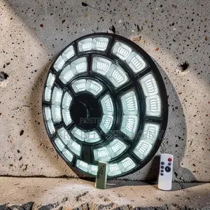 Remote Controlled Waterproof 5000w Security Round Solar Street Light