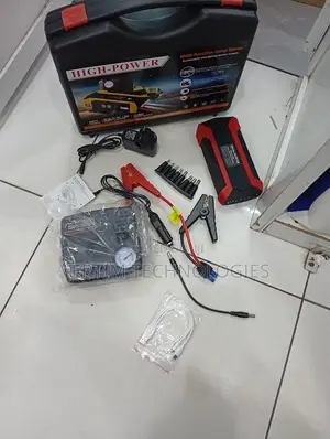 Multi-Functional 12v 99800mah Car Jump Starter With Tire Inflator