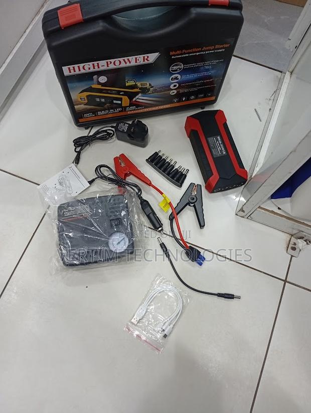Multi-Functional 12v 99800mah Car Jump Starter With Tire Inflator
